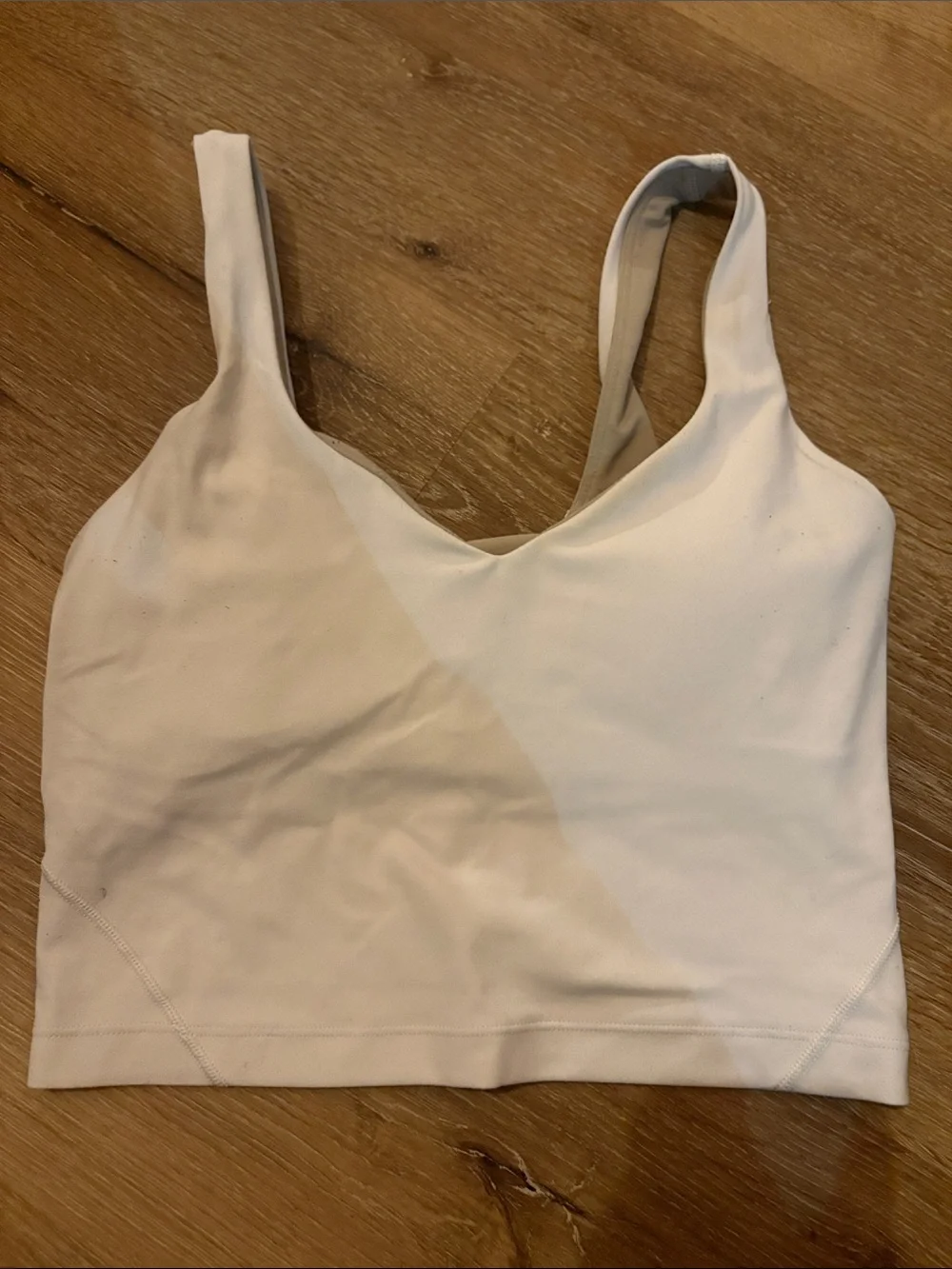 White lululemon align tank top size 2